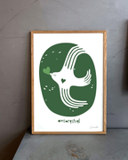 Omsorgsfugl - Kunstplakat