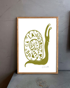 Det må gerne gå langsomt - Kunstplakat