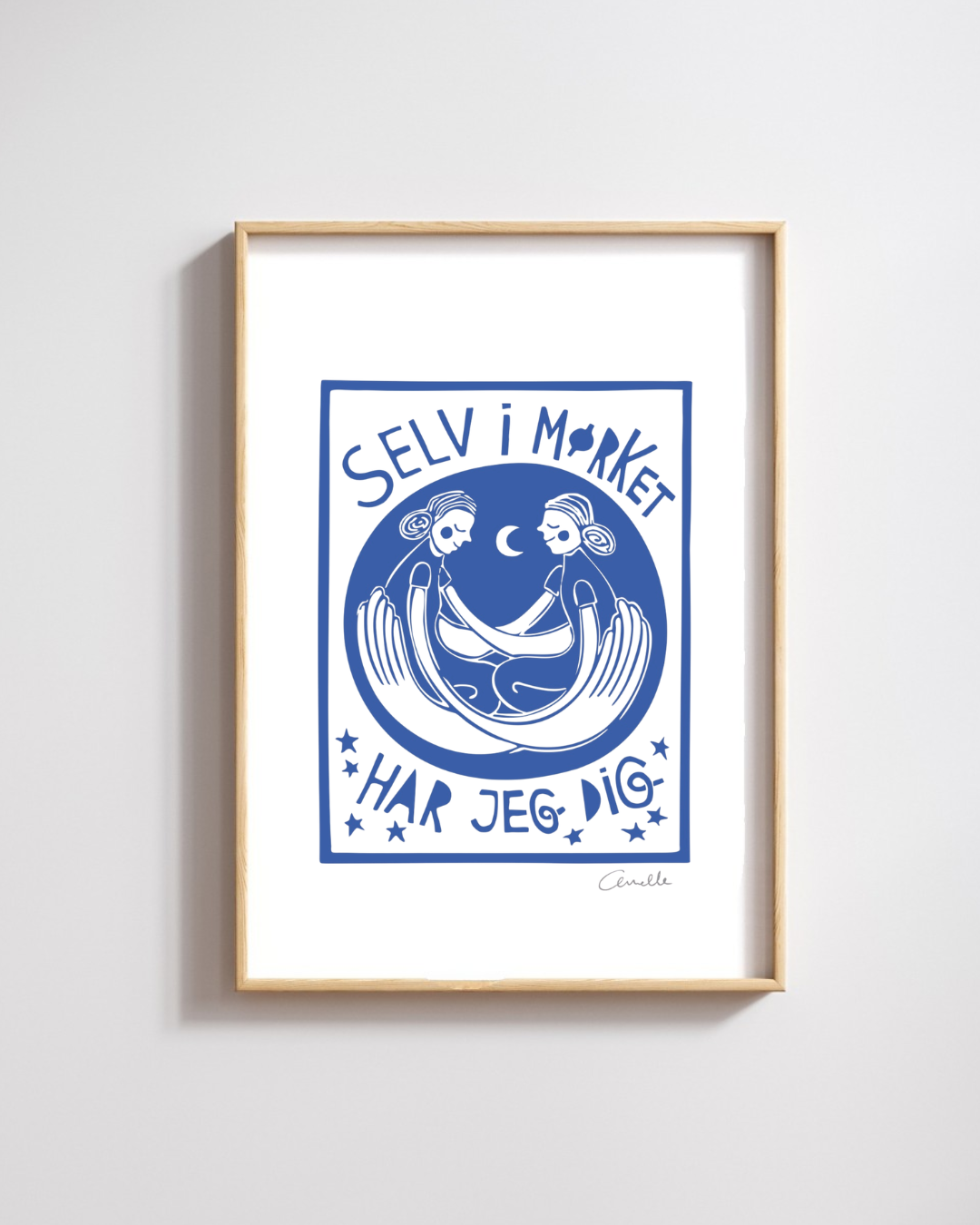 Selv i mørket - Kunstplakat