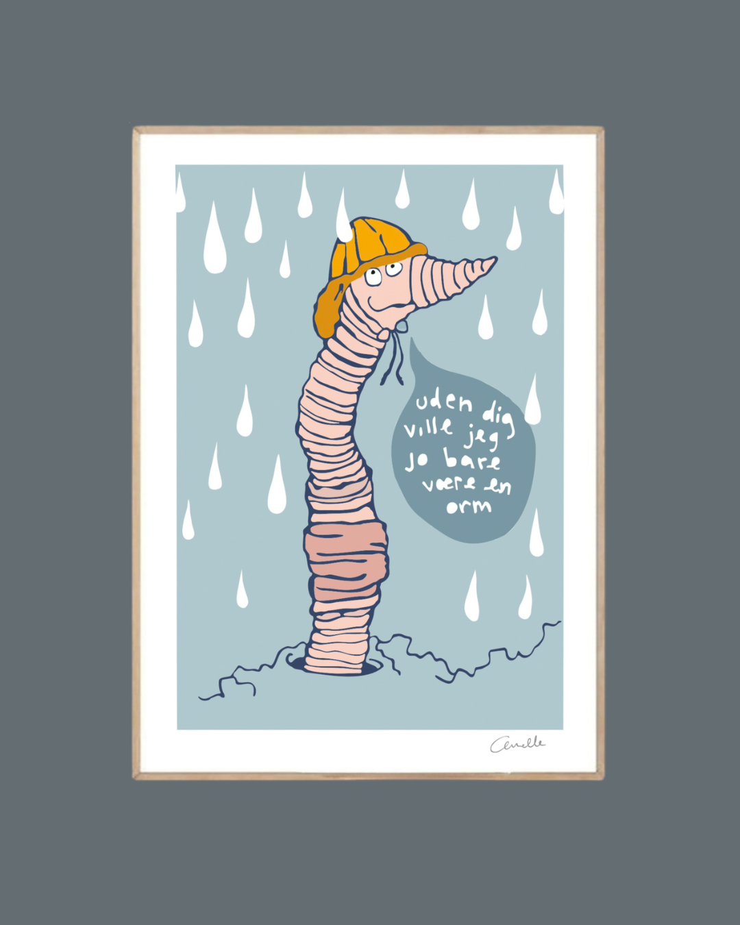 Regnormen - Kunstplakat