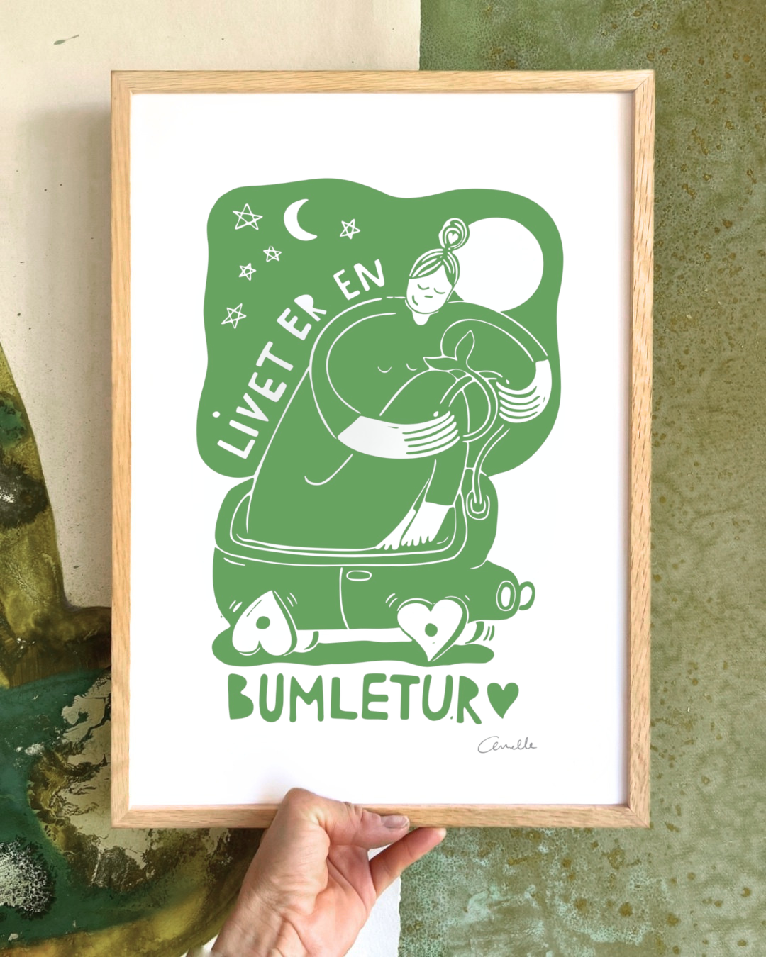 Bumletur - Kunstplakat