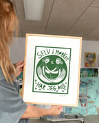 Selv i mørket - Kunstplakat