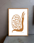 Det må gerne gå langsomt - Kunstplakat