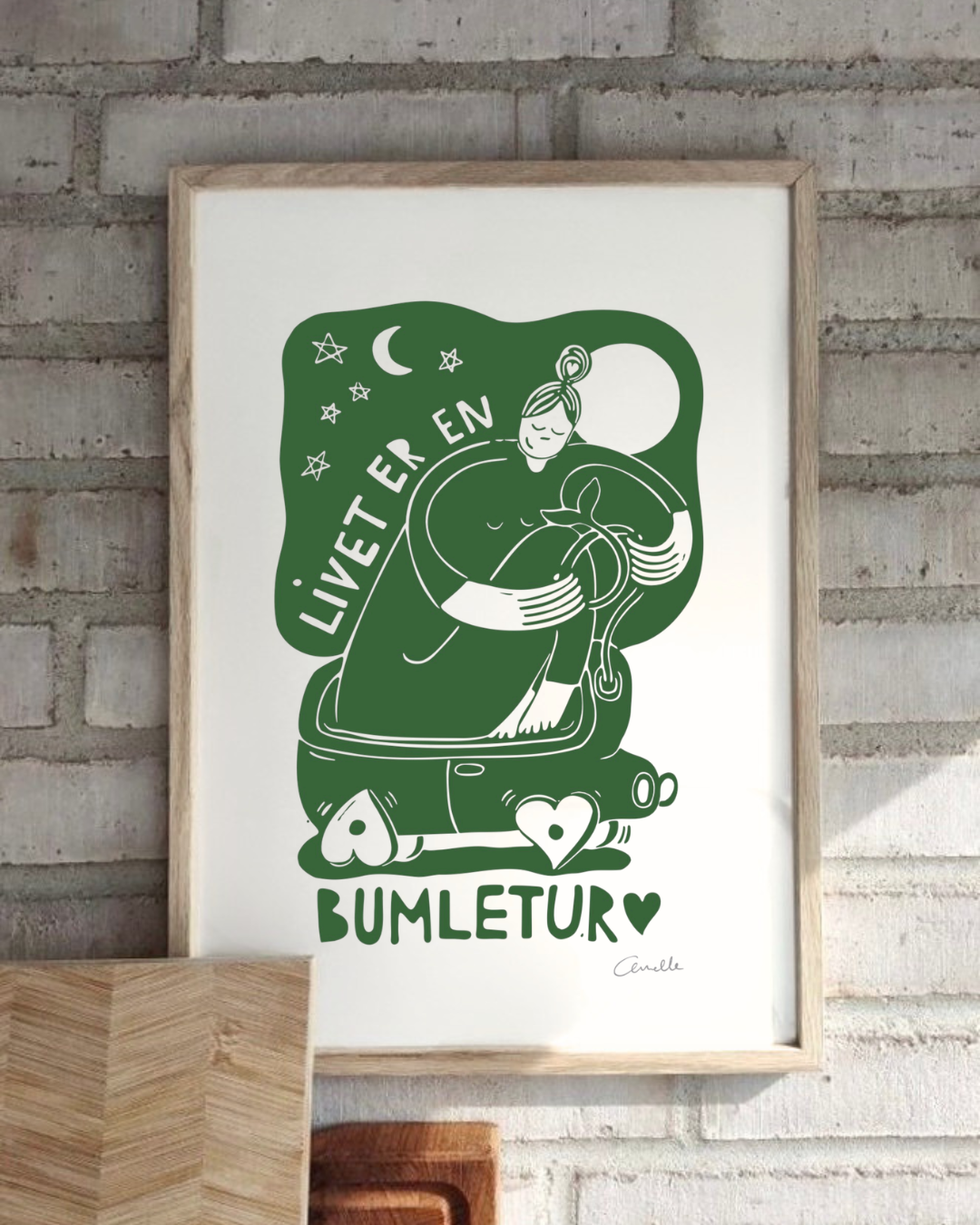 Bumletur - Kunstplakat