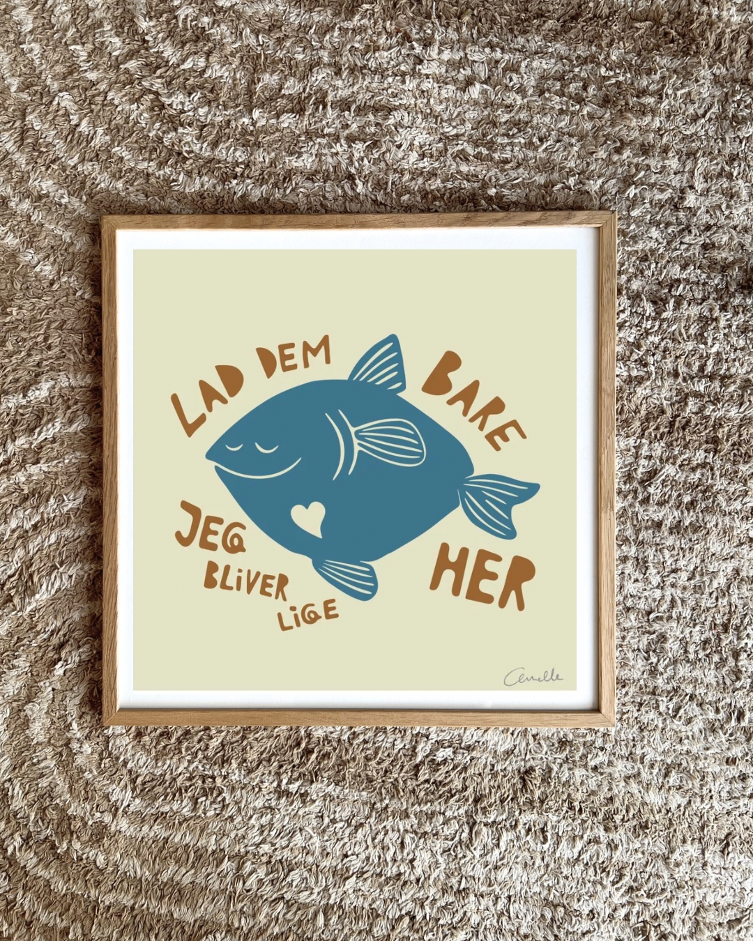 Lad dem bare - Kunstplakat