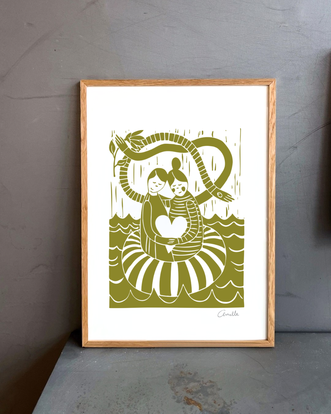 Dig og mig - Kunstplakat