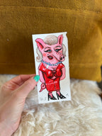 Originalt maleri | Pig-i-lyn Monroe | Anette Zimmerlund