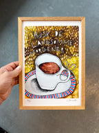 Langsomme morgener - Kunstplakat