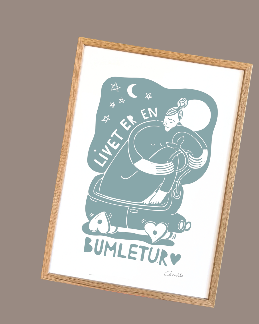 Bumletur - Kunstplakat