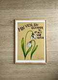 Min ven nu glemmer vi - Kunstplakat