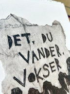 Håndlavet collografi | Det, du vander, vokser no. 1 | Anette Zimmerlund