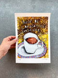 Langsomme morgener - Kunstplakat