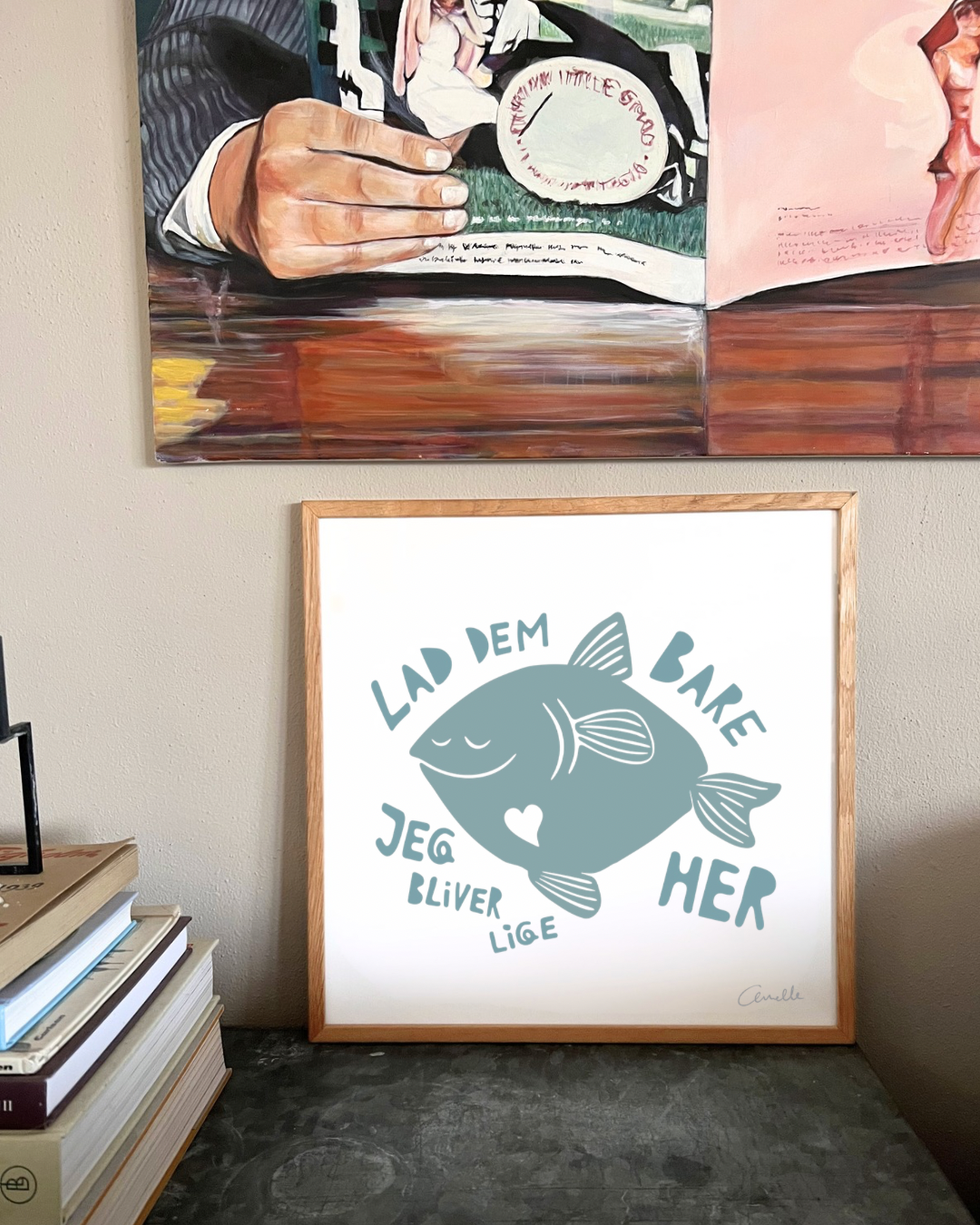 Lad dem bare - Kunstplakat