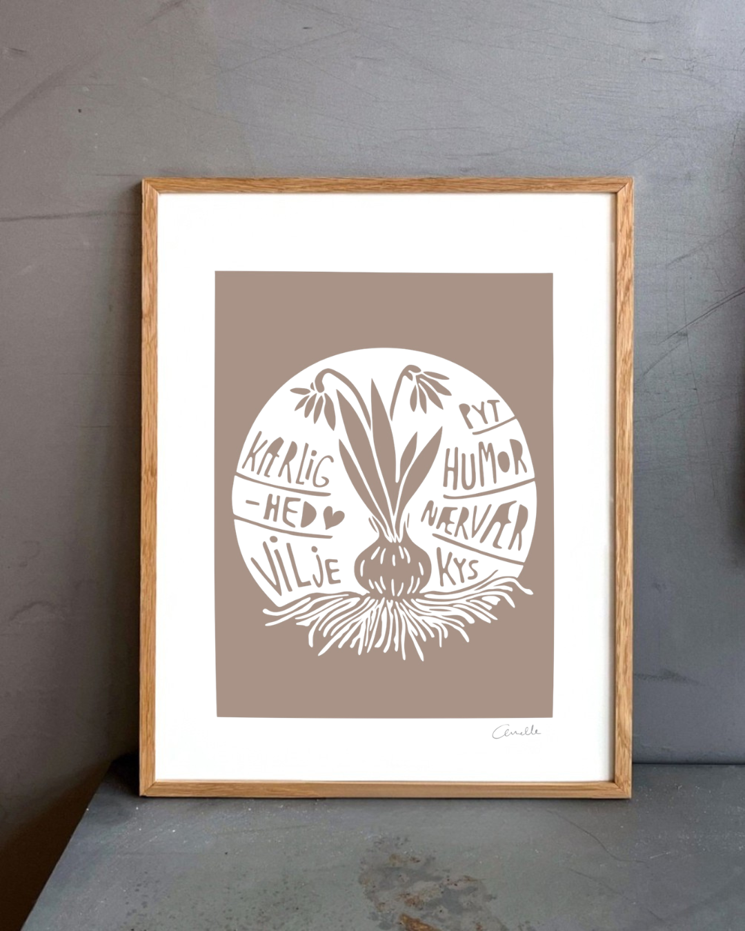 Blomsterløget - Kunstplakat