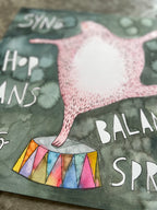 Originalt maleri | Syng, hop, dans | Anette Zimmerlund
