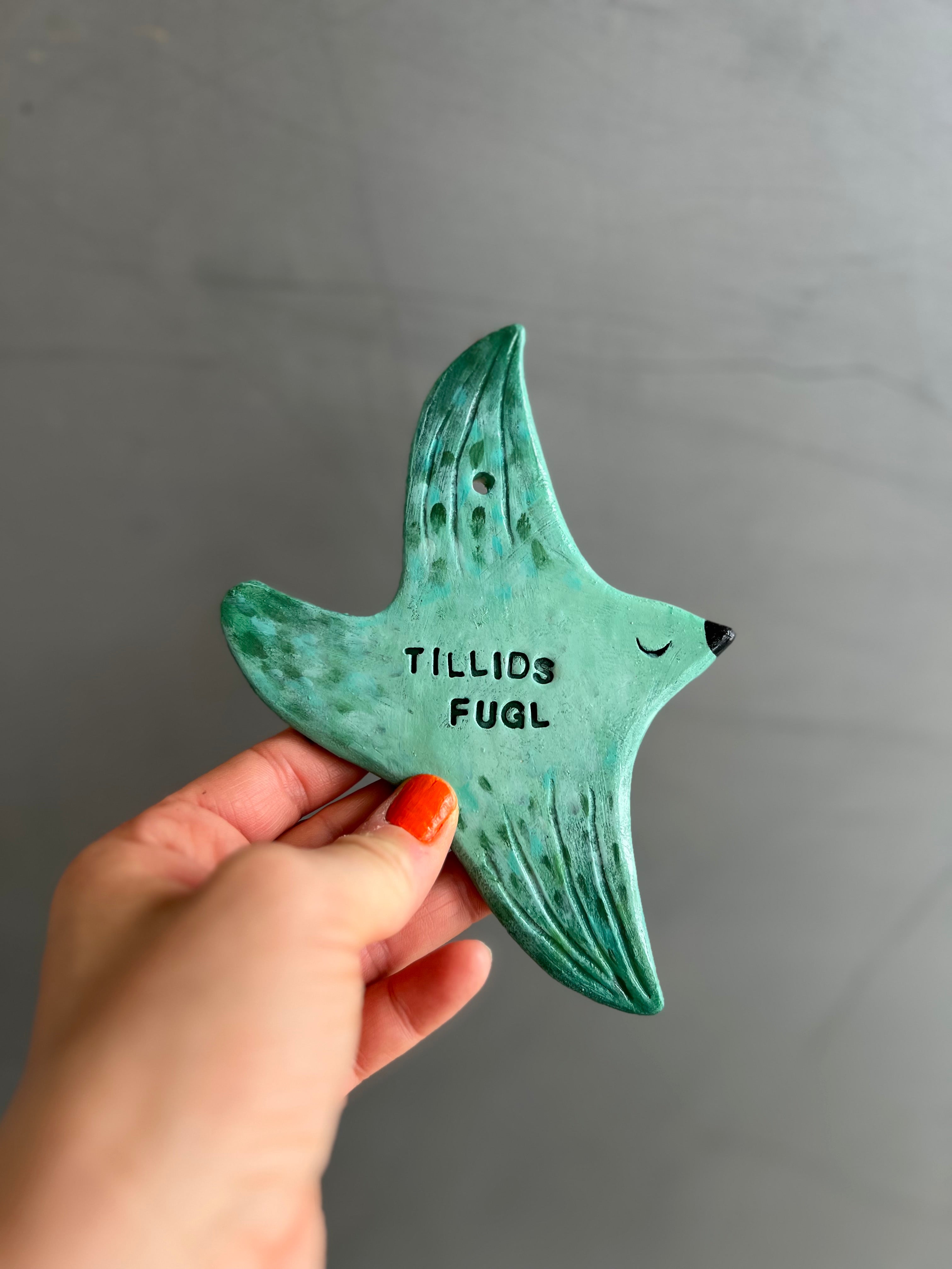 Håndlavet Keramik | Tillidsfugl (uden glimmer) | Anette Zimmerlund