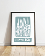Hornfisk - Kunstplakat