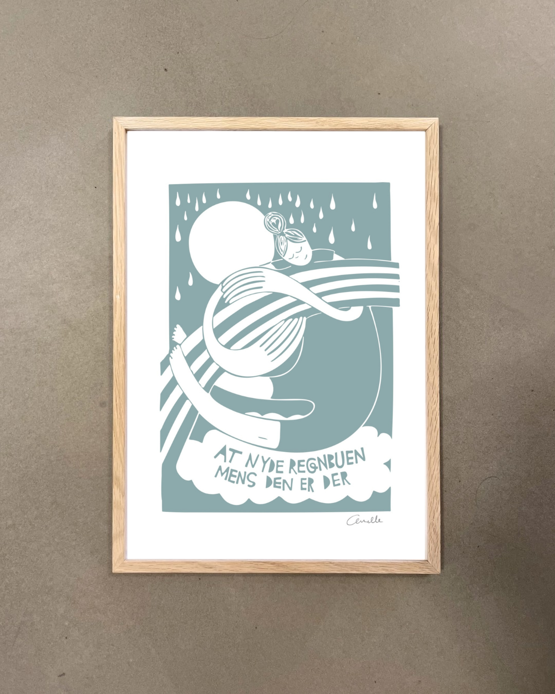 Regnbuen - Kunstplakat