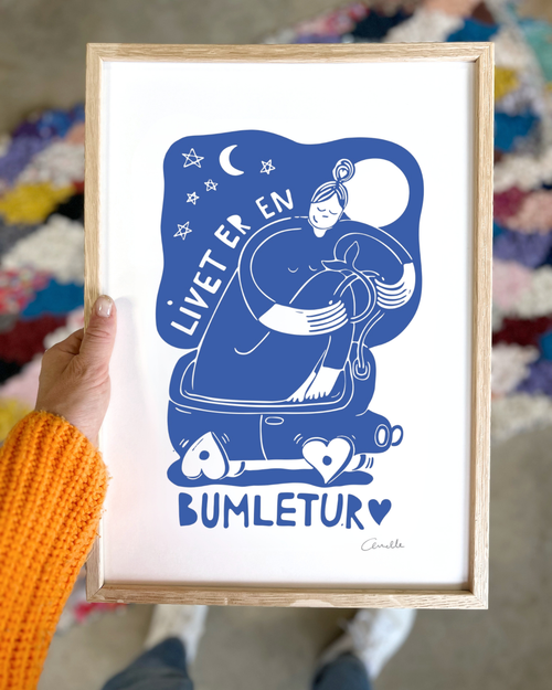 Bumletur - Kunstplakat