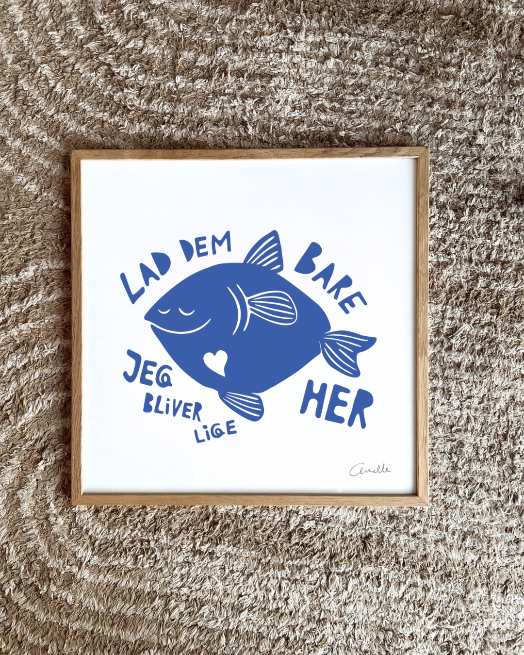 Lad dem bare - Kunstplakat