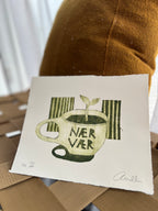 Håndlavet collografi | Nærværskop no. 3 | Anette Zimmerlund