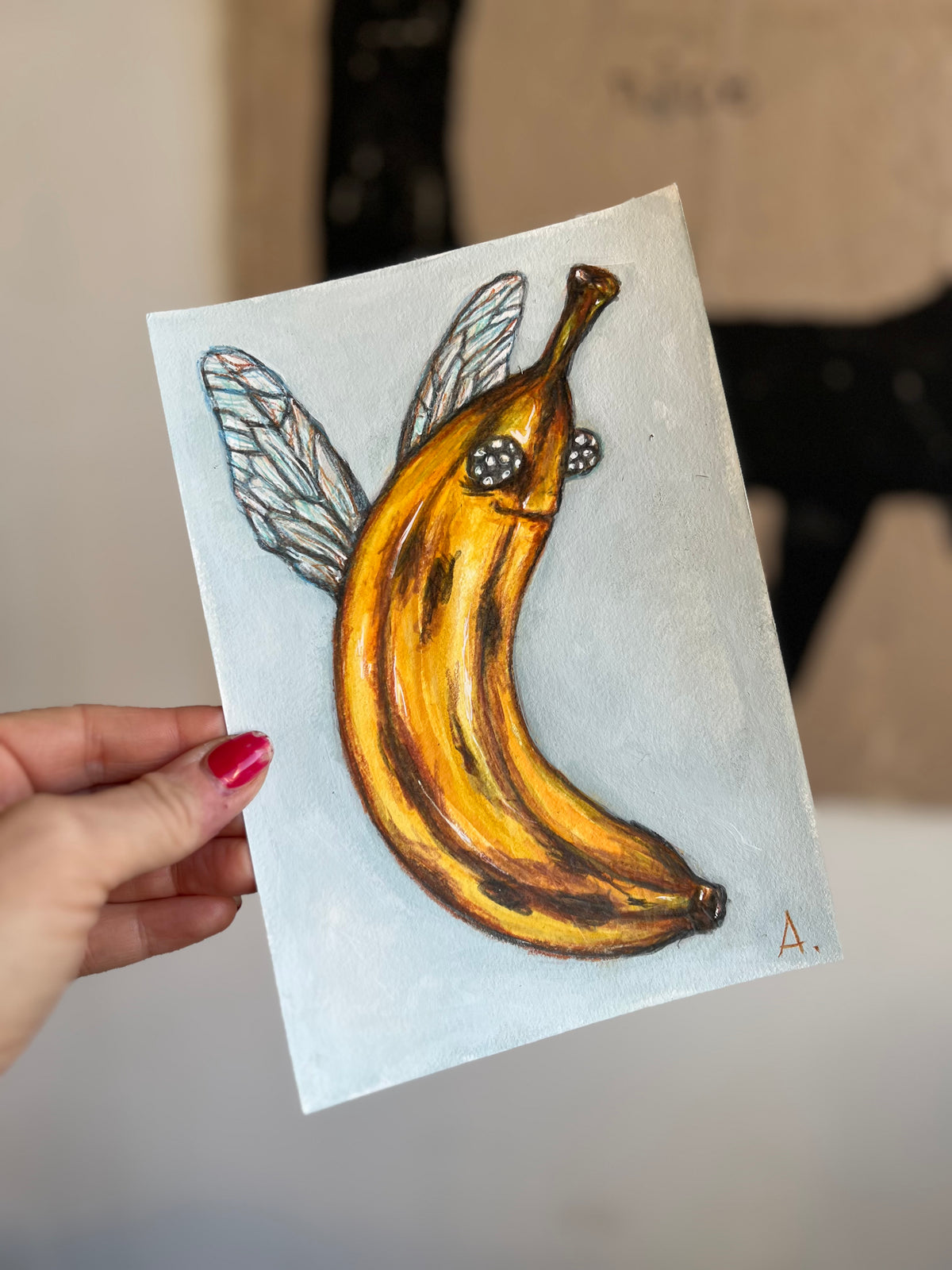 Originalt papirværk | Bananflue