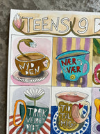 Originalt maleri | Teens 9 bud | Anette Zimmerlund