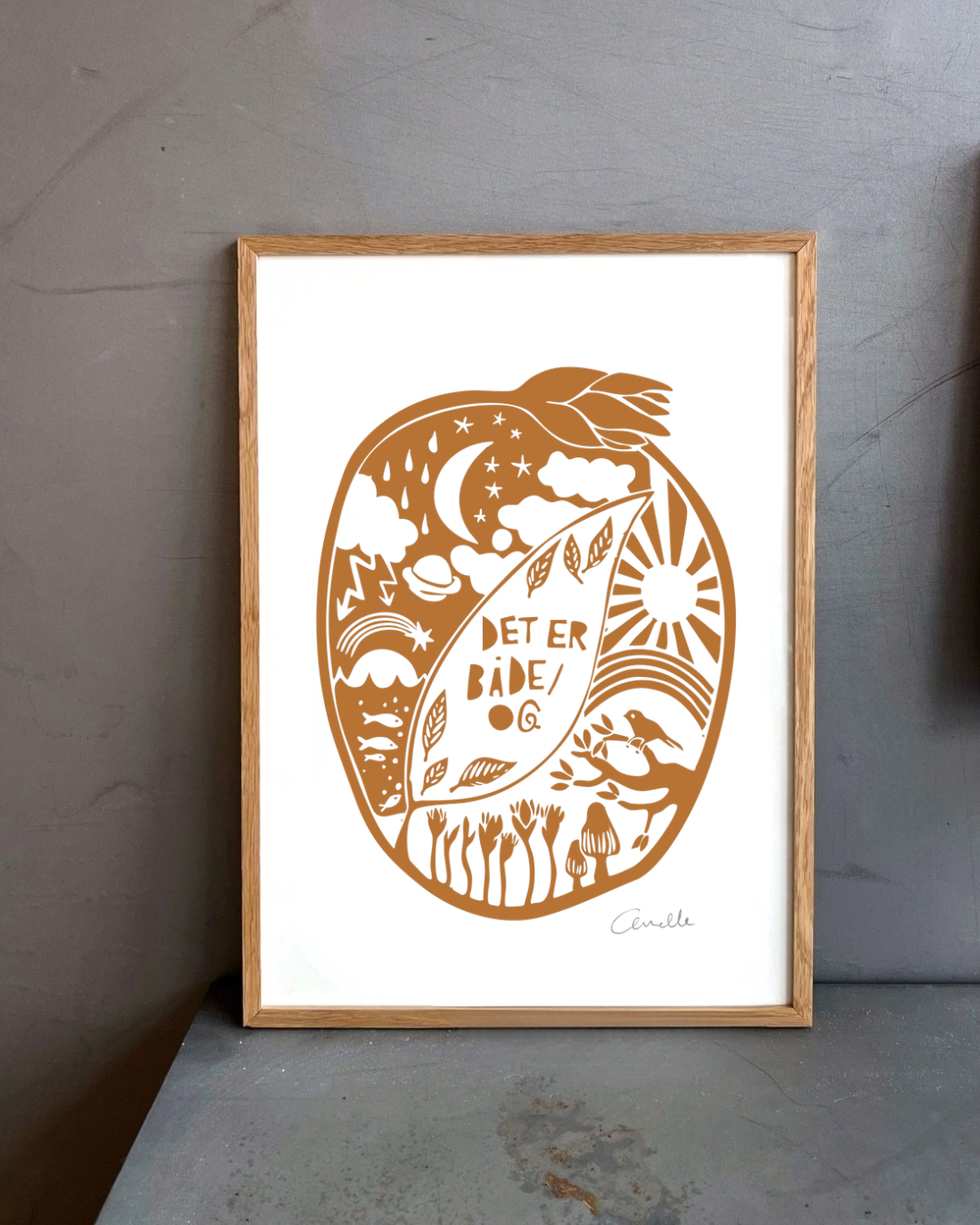 Både og - Kunstplakat