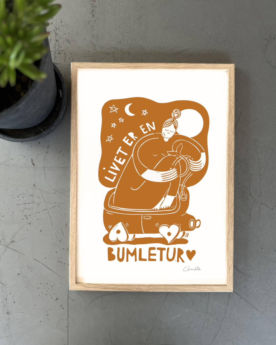 Bumletur - Kunstplakat