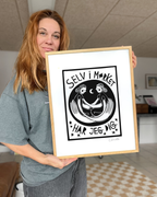 Selv i mørket - Kunstplakat
