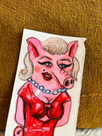 Originalt maleri | Pig-i-lyn Monroe | Anette Zimmerlund