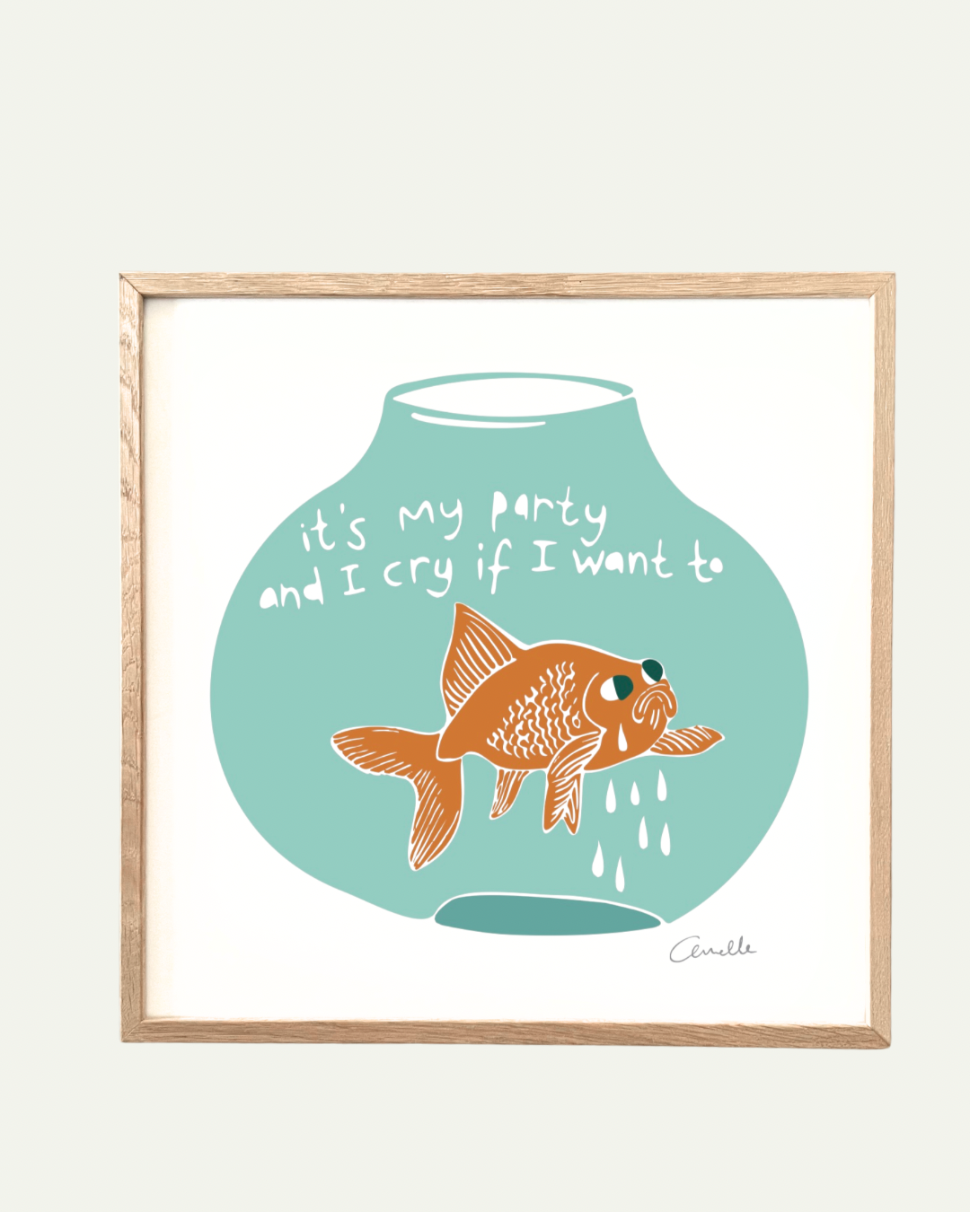 It's my party - Kunstplakat