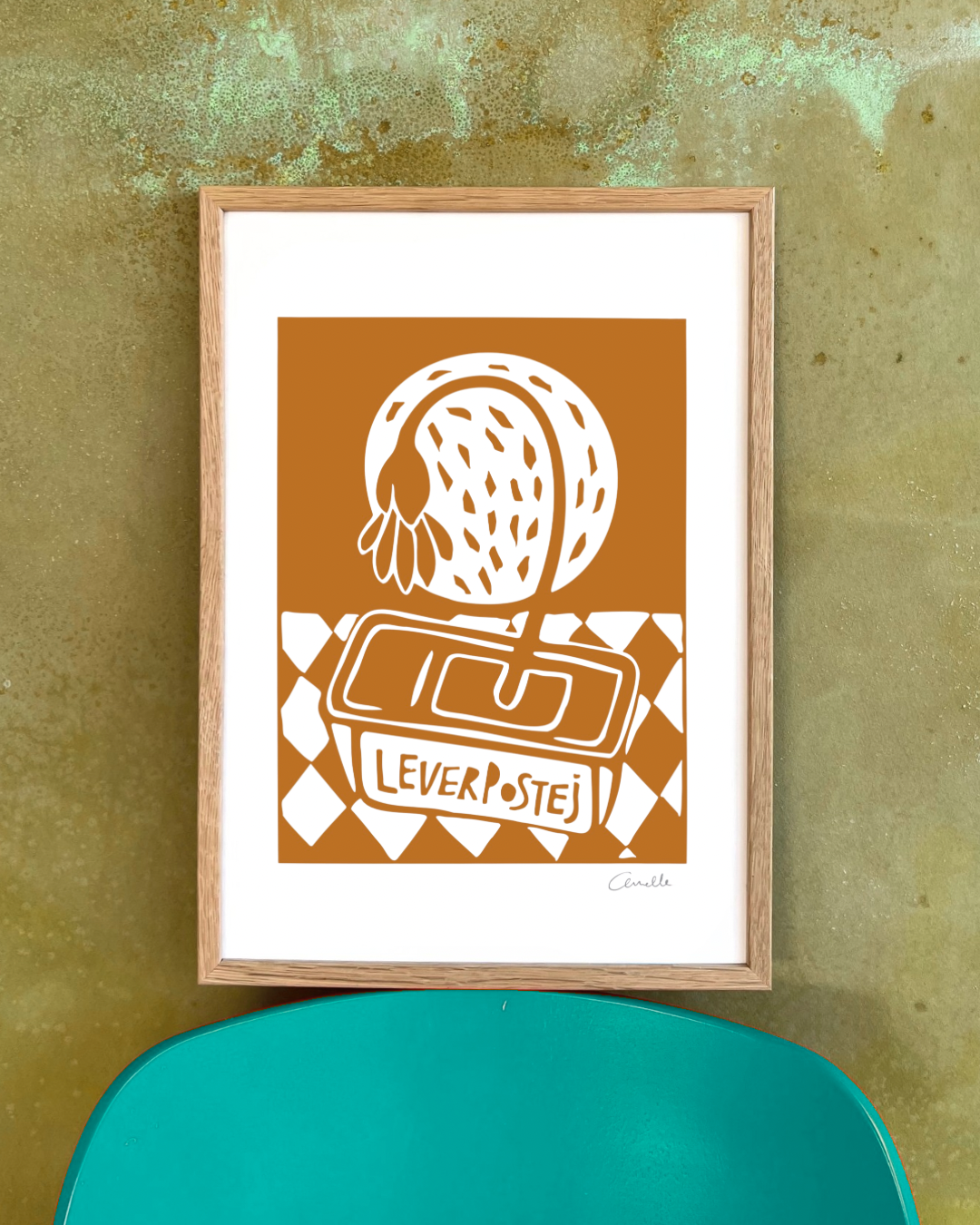 Leverpostej - Kunstplakat