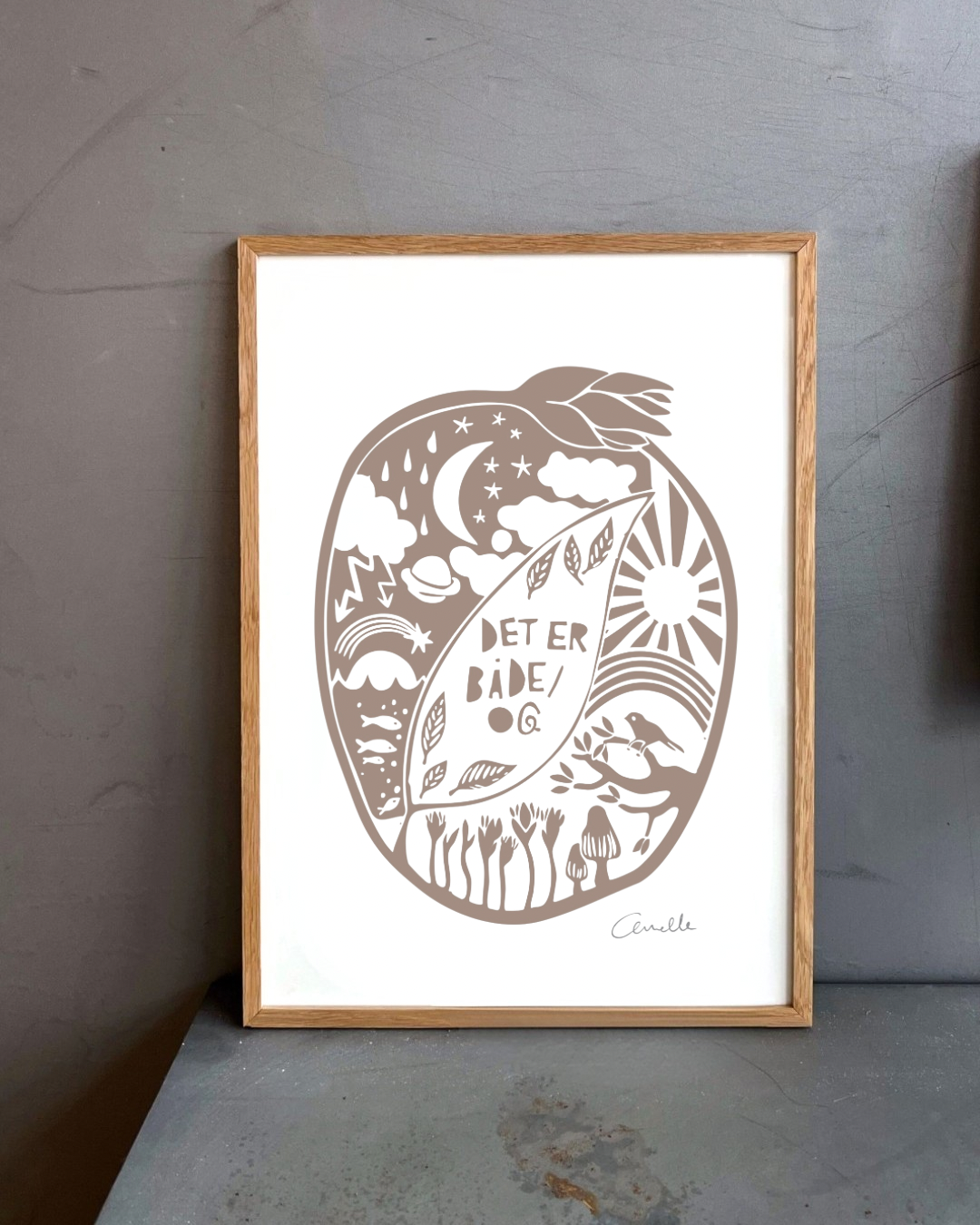 Både og - Kunstplakat