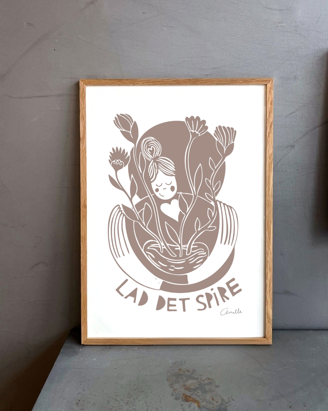 Lad det spire - Kunstplakat