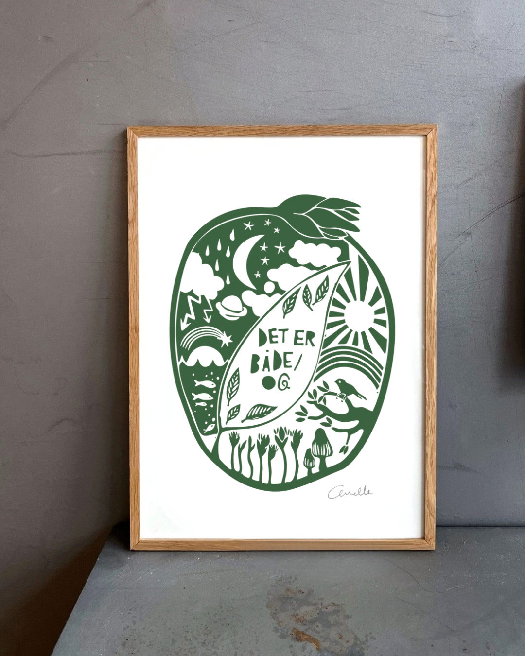 Både og - Kunstplakat