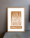 Hornfisk - Kunstplakat