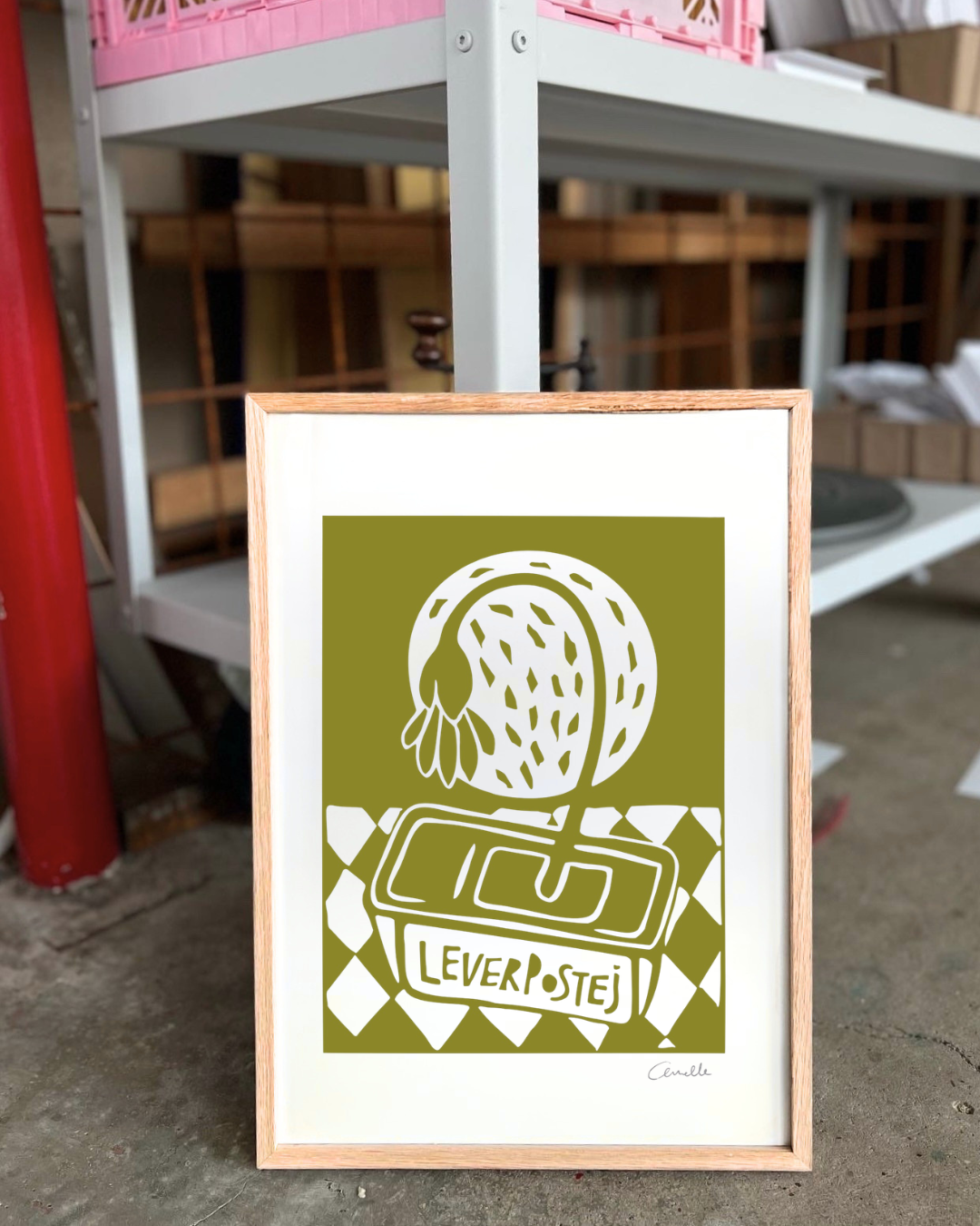 Leverpostej - Kunstplakat