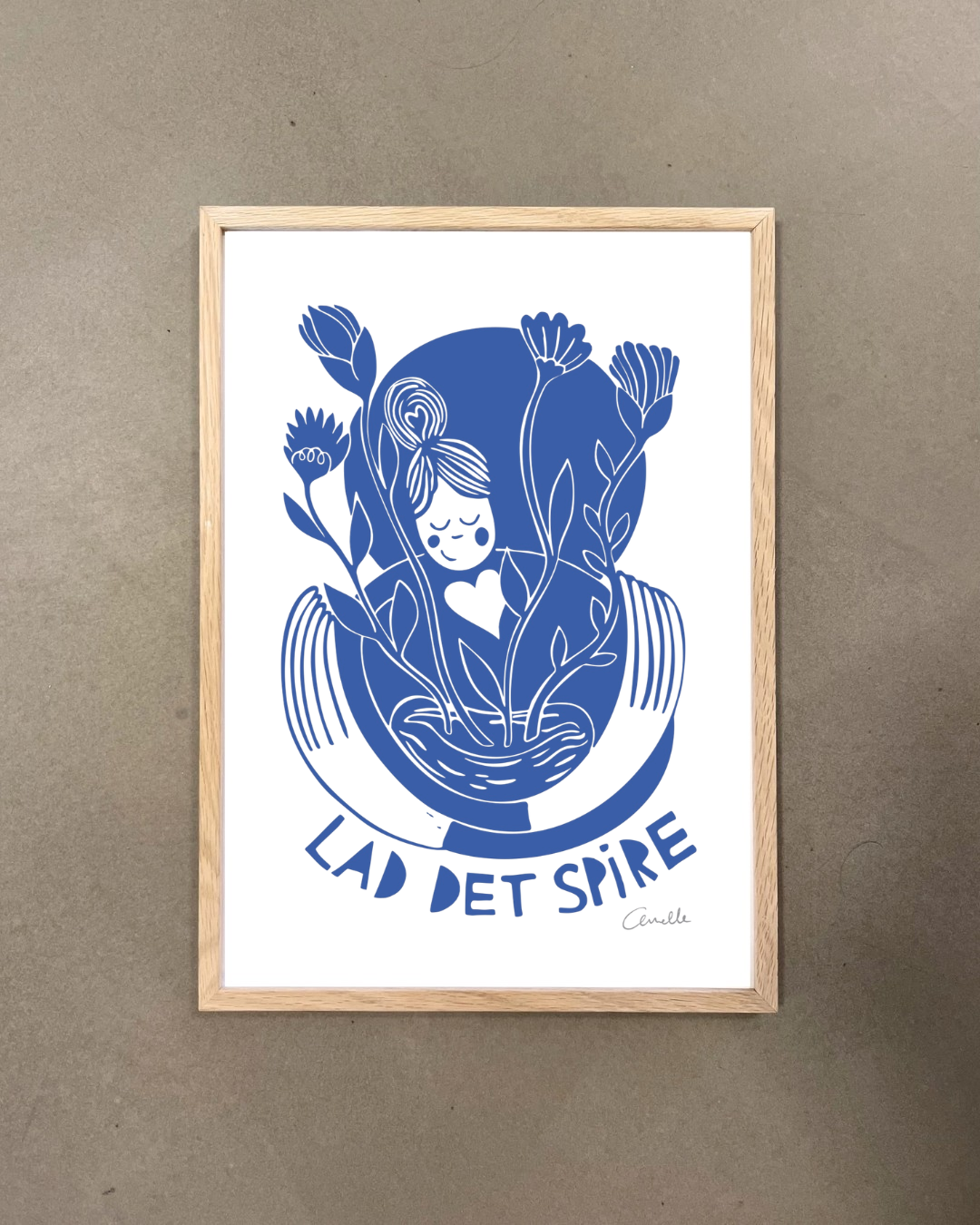 Lad det spire - Kunstplakat