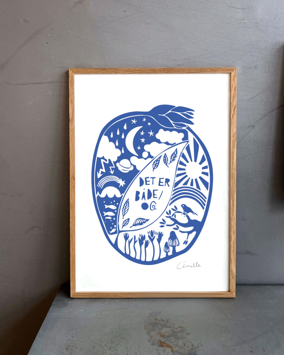 Både og - Kunstplakat