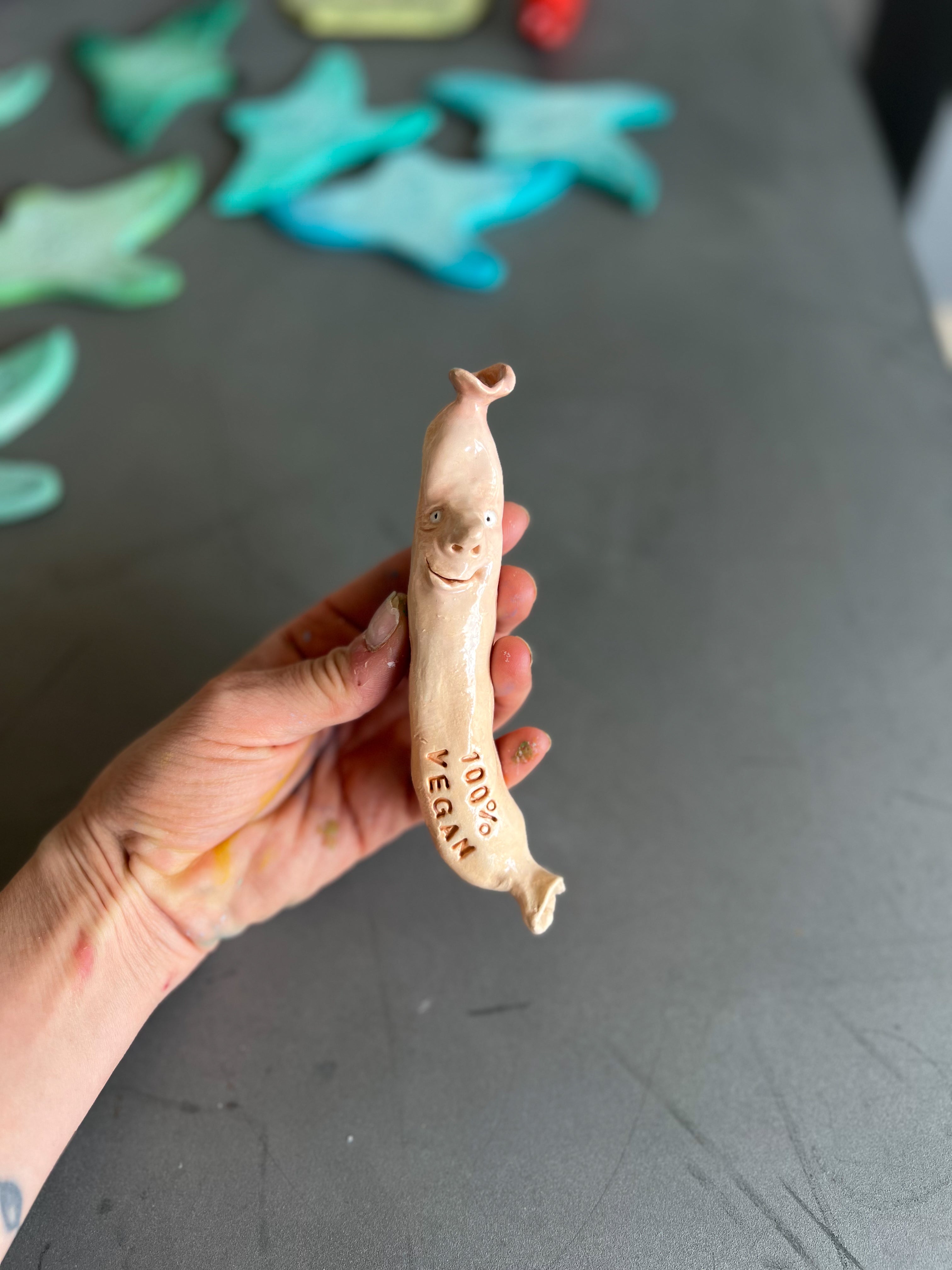 Partypølse || Håndlavet Keramik – 100% Veganer | Zimmerlund Kunst