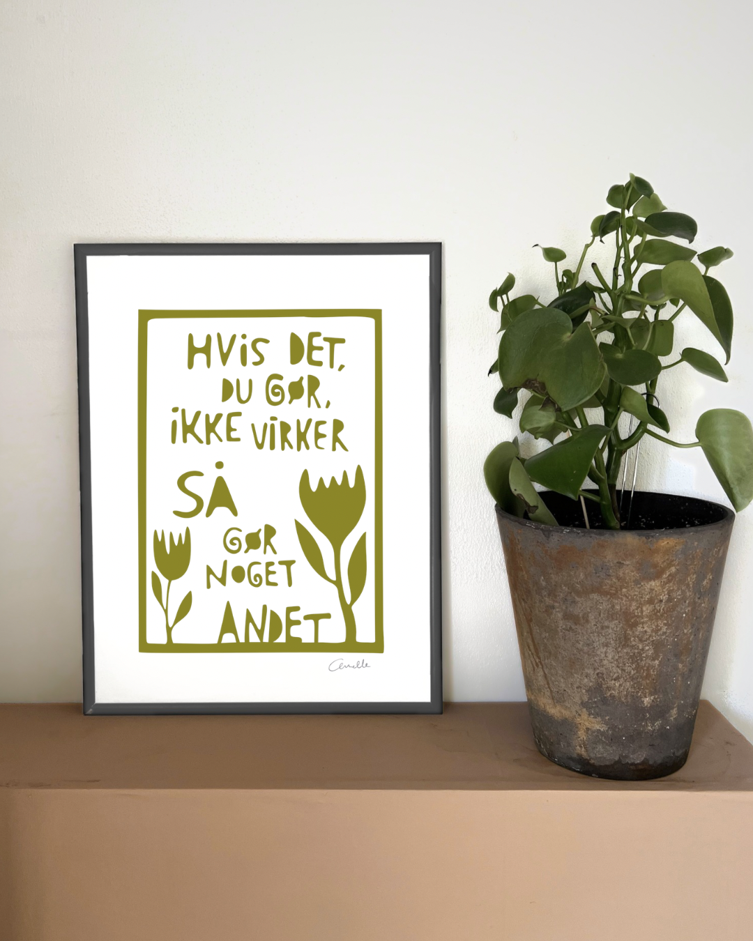 Gør noget andet - Kunstplakat