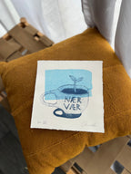 Håndlavet collografi | Nærvær no. 4 | Anette Zimmerlund