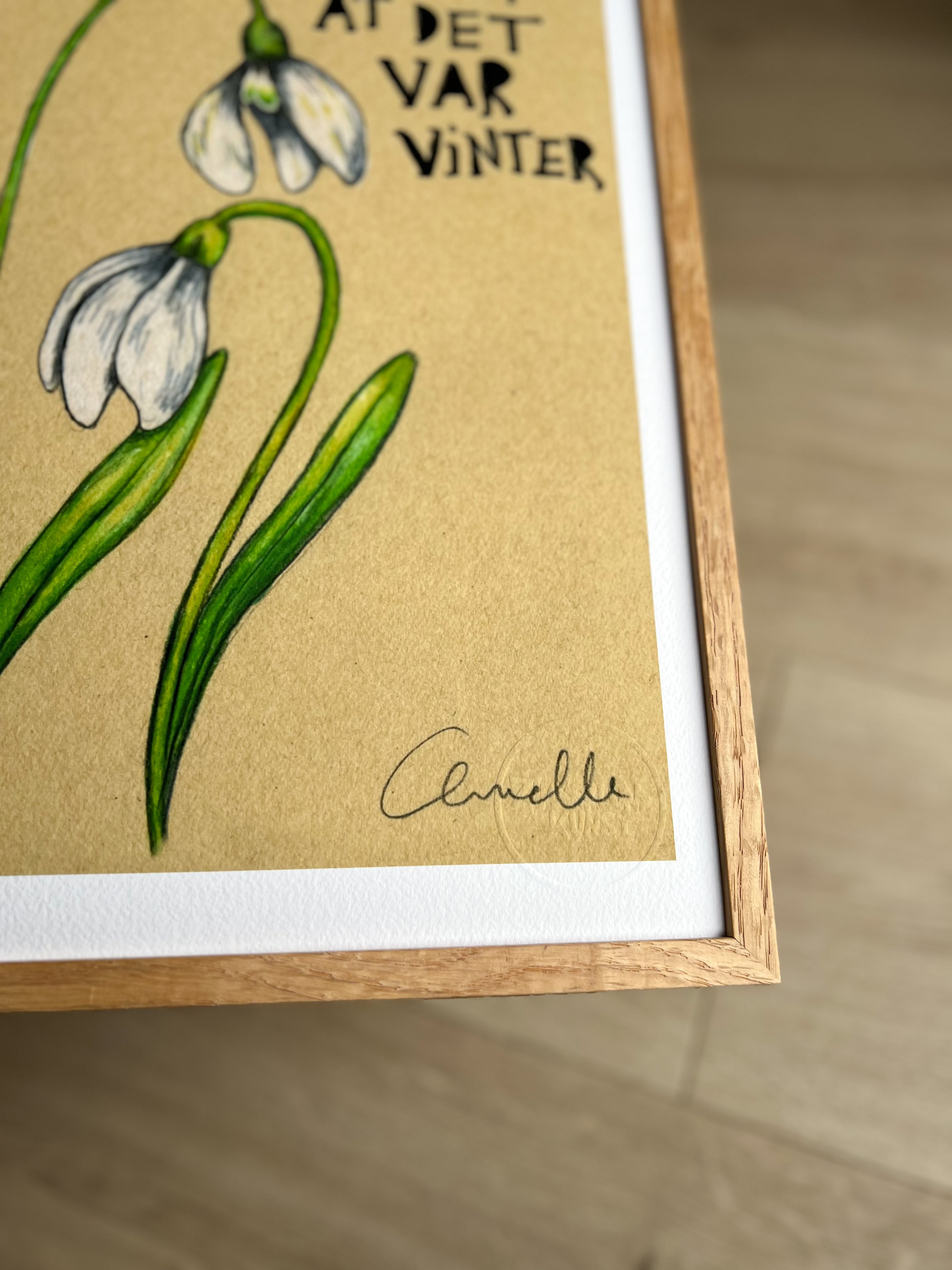 Min ven nu glemmer vi - Kunstplakat