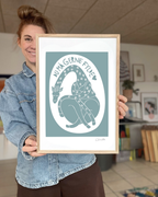 Du må gerne fylde - Kunstplakat