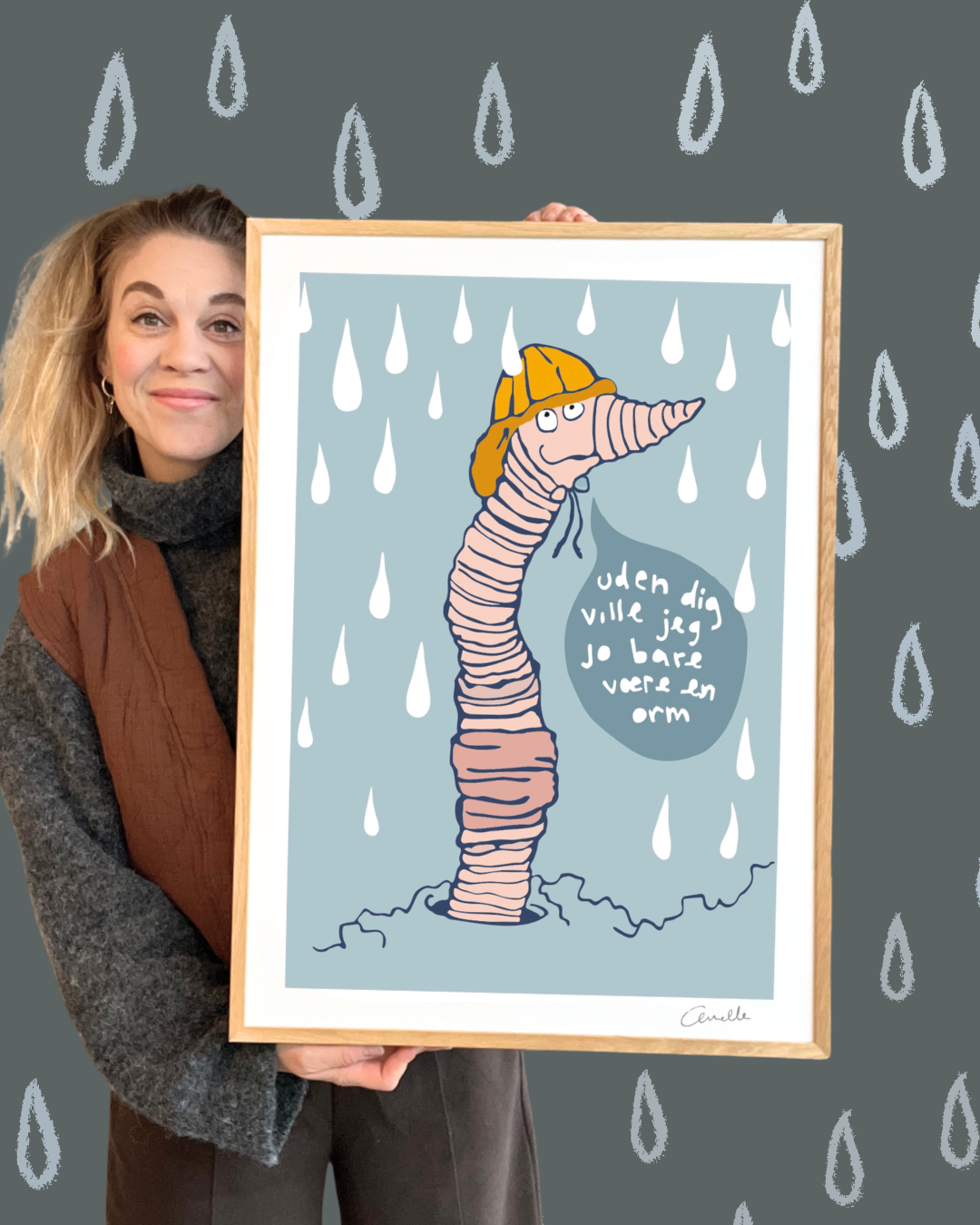 Regnormen - Kunstplakat