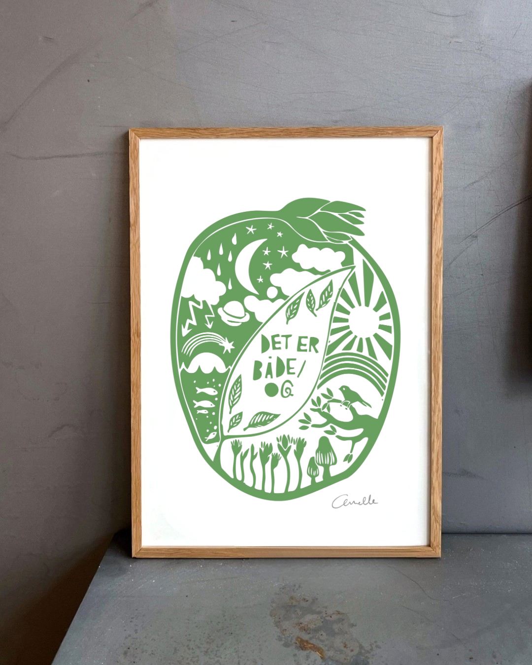 Både og - Kunstplakat