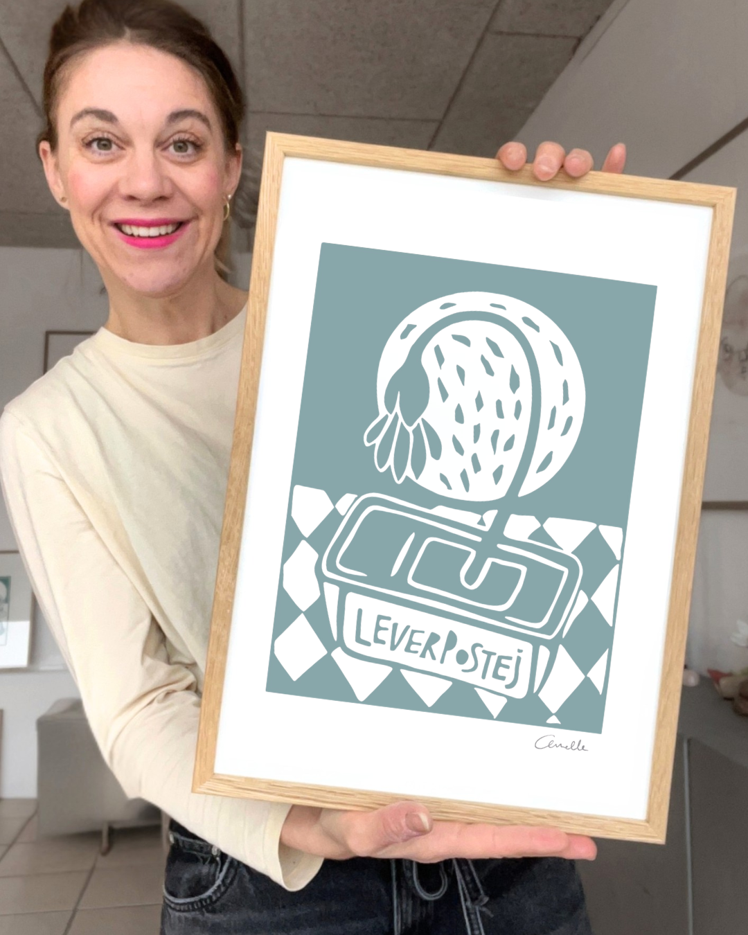 Leverpostej - Kunstplakat