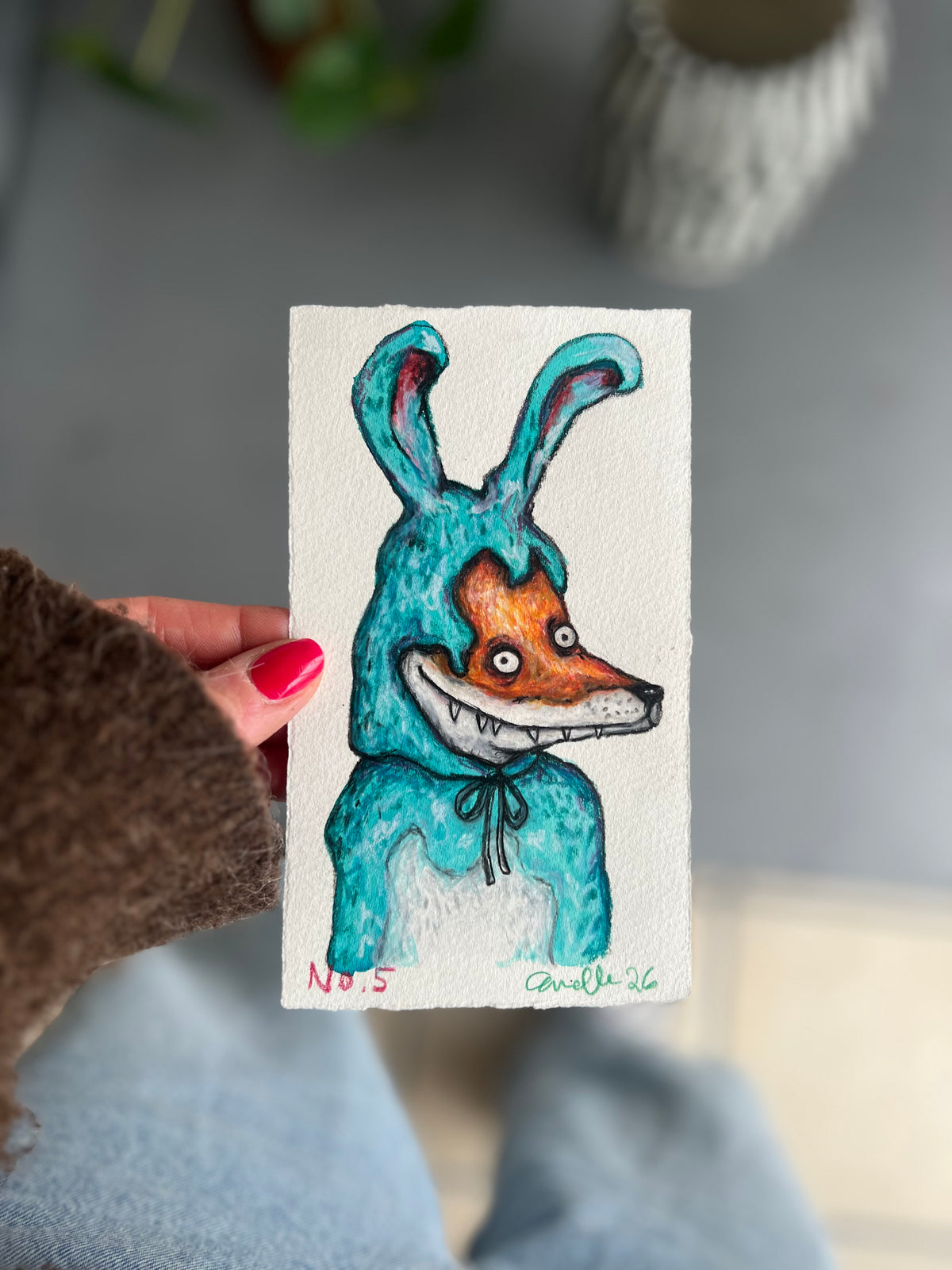 Originalt papirværk | Listesko no. 5 | Anette Zimmerlund