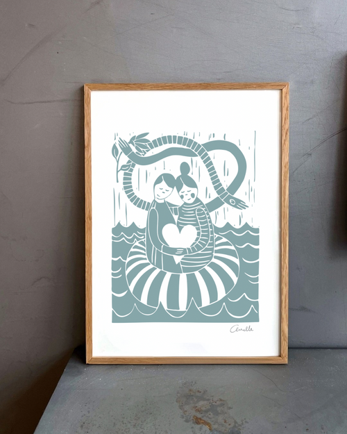 Dig og mig - Kunstplakat
